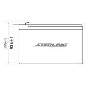 Sterling HP7.5-12 12v 7.5Ah SLA/VRLA Battery